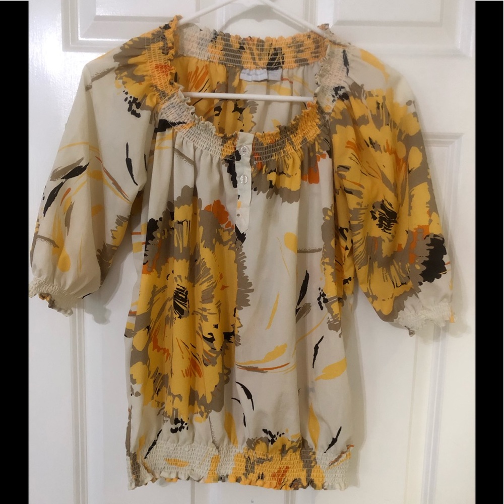 Off shoulder ballon top